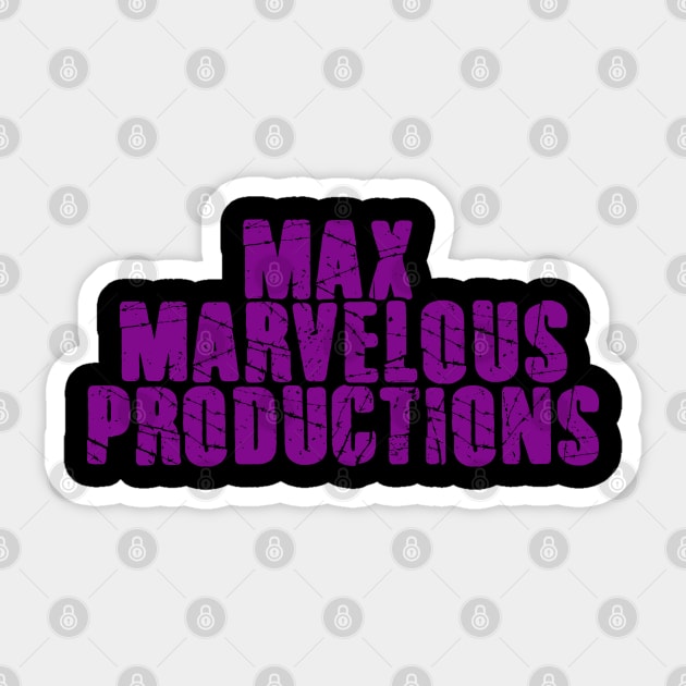 Max Marvelous Productions Sticker by MaxMarvelousProductions